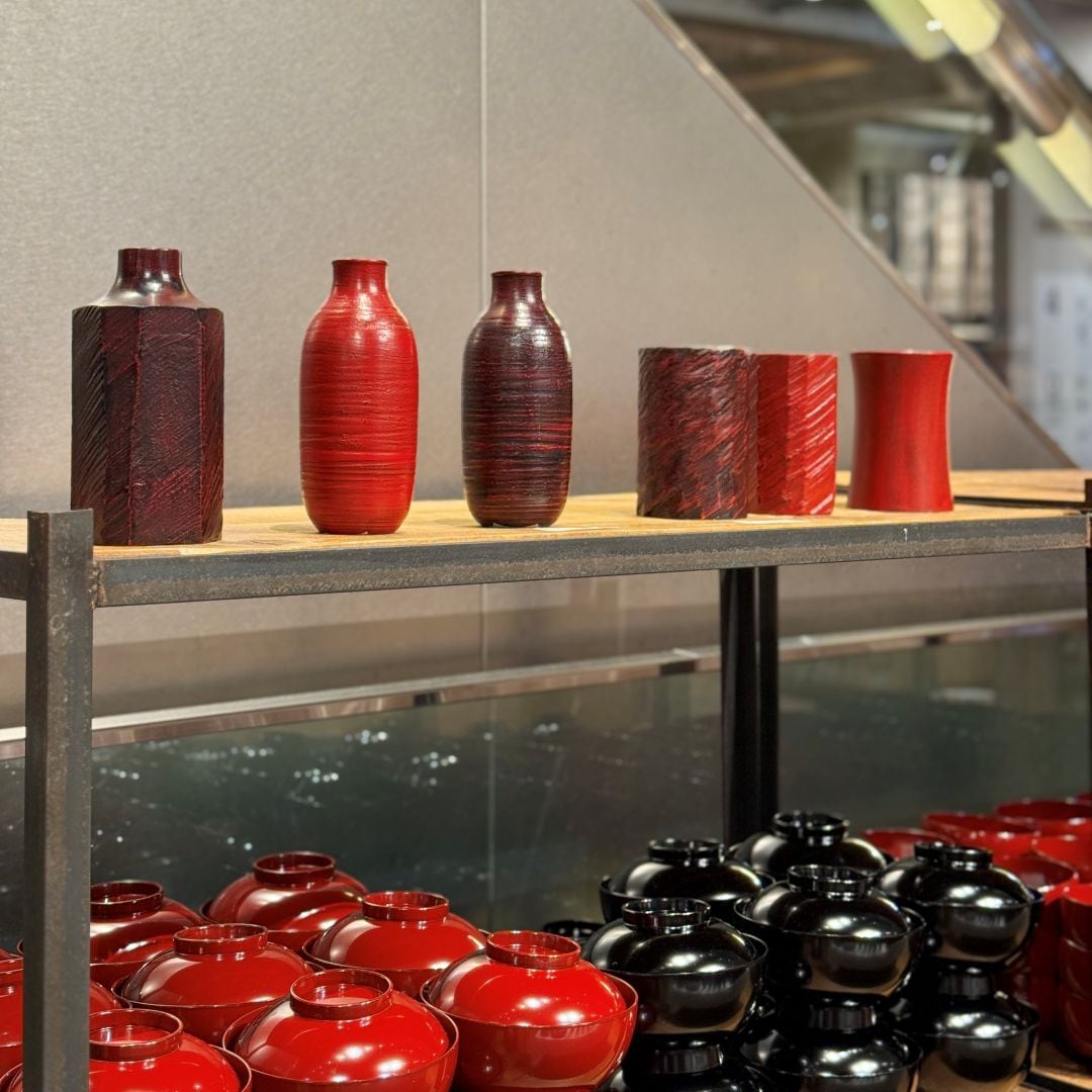 銀座】山岸 厚夫 漆器展 〜日常使いの漆器と漆絵〜 開催中 | 4F